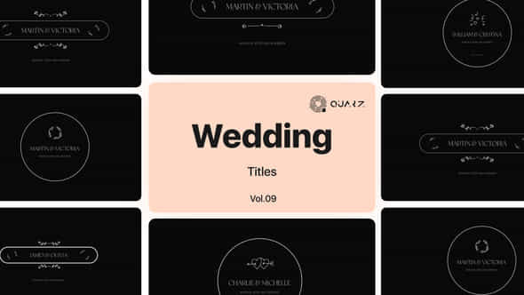 Wedding Titles Vol 09 - VideoHive 48762615