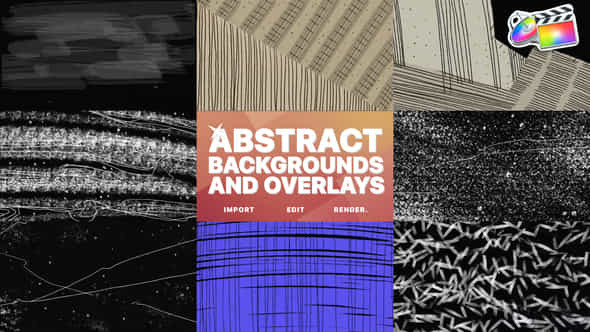 Abstract Backgrounds And Overlays For Fcpx - VideoHive 48814531