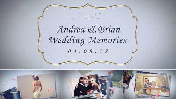 Wedding Memories - VideoHive 22407082
