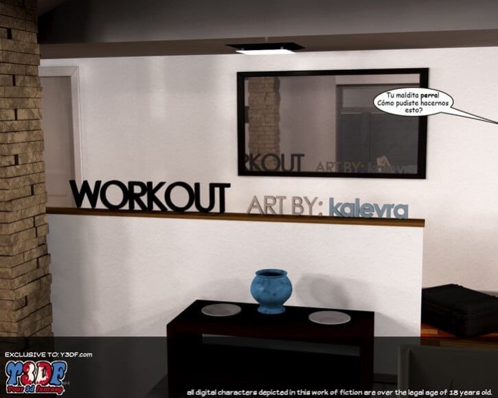 Workout Comic Porno 3D - 0