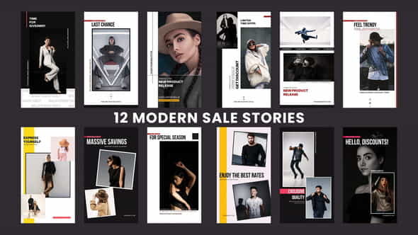 Modern Sale Stories - VideoHive 37263157