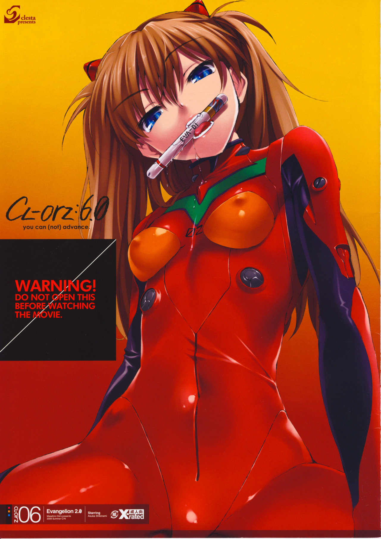 CL-orz 6 you can (not) advance (decensored) (Neon Genesis Evangelion) - Cle Masahiro - 0