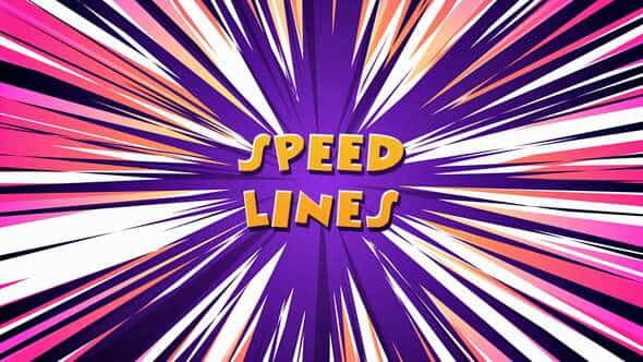 Speed Lines Backgrounds - VideoHive 23926618