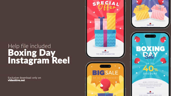 Boxing Day Sale Instagram Reel - VideoHive 49801406