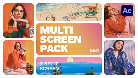 Multiscreen - 7 Split Screen - VideoHive 38193919