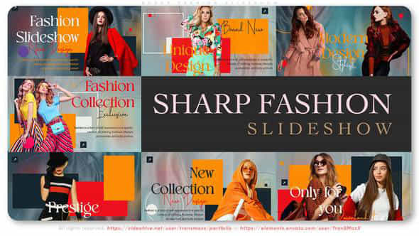 Sharp Fashion Slideshow - VideoHive 46089536