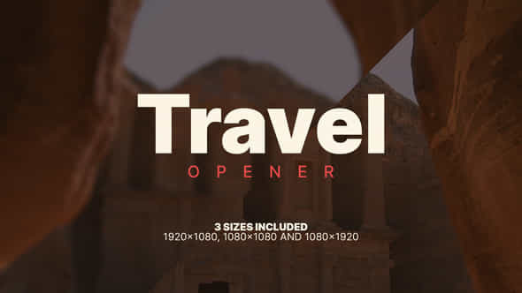 Travel Opener - VideoHive 43427708