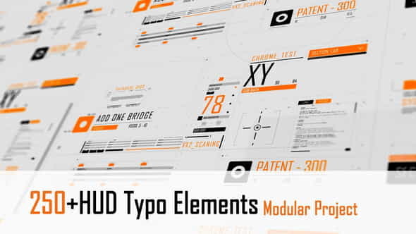 HUD Typography - VideoHive 23244804