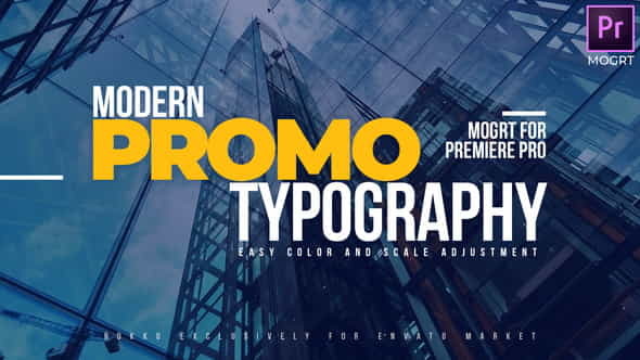 Modern Promo Typography - VideoHive 24833882