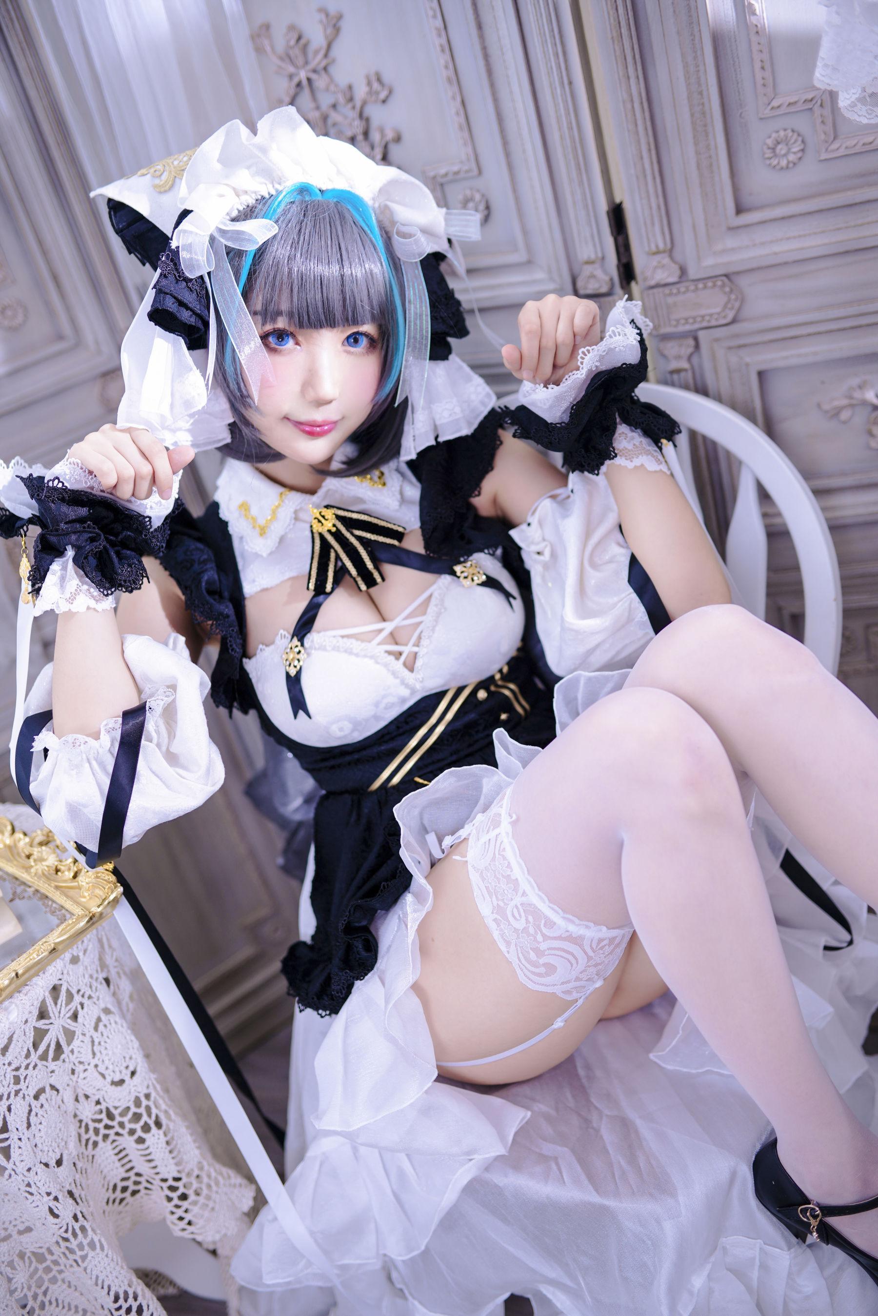 [COS福利] 周叽是可爱兔兔 – 柴郡猫猫 写真套图(13)
