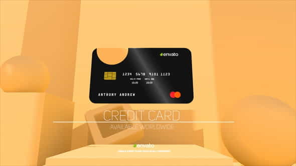 3D Credit Card - VideoHive 34315688