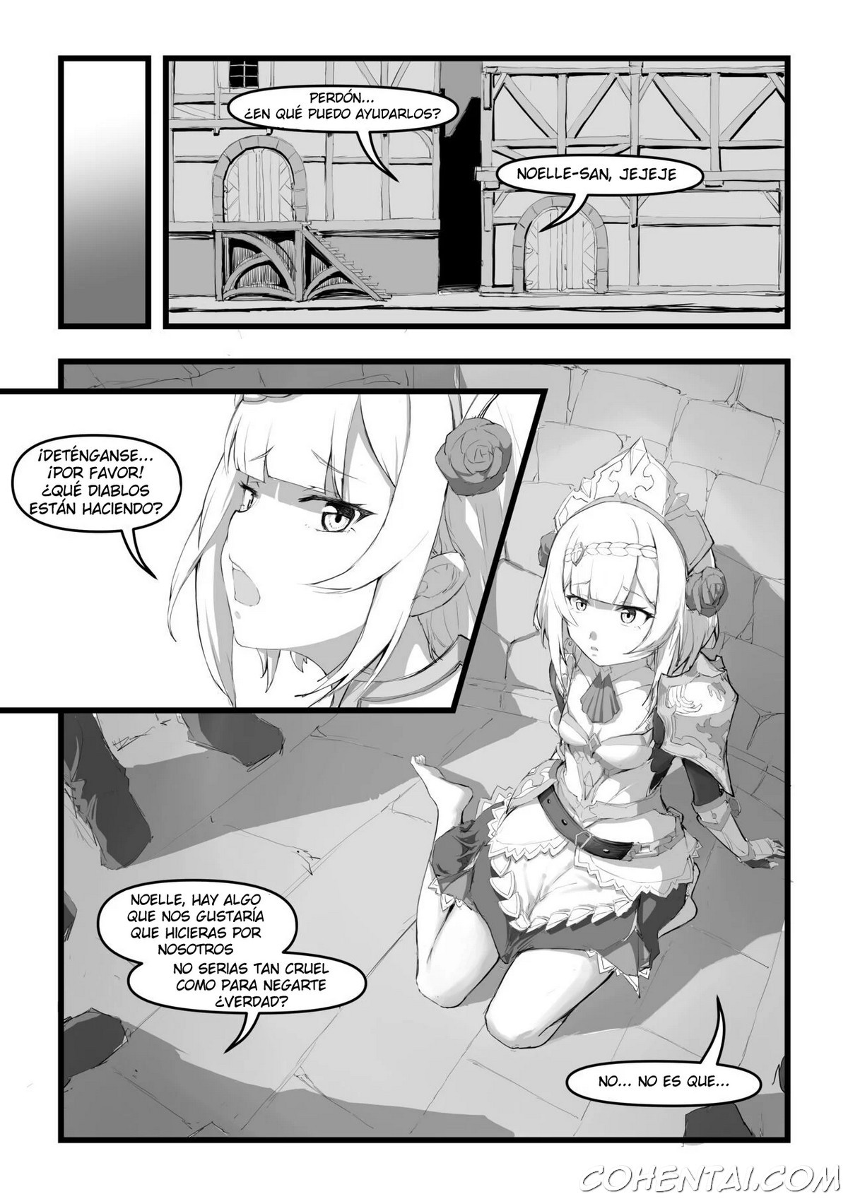 Noelle Siao Jieh Wu Fa Jyu Jyueh!! (Genshin Impact) xxx comics manga porno doujin hentai español sexo 