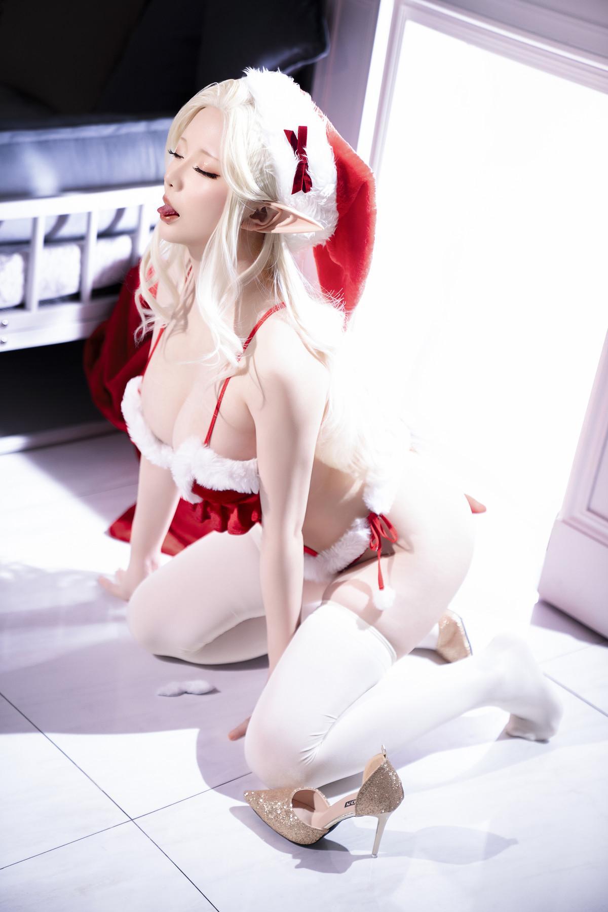 Cosplay 星之迟迟Hoshilily 圣诞精灵篇B 圣诞老人 Set.01(2)