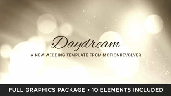 Daydream Wedding - VideoHive 7516645