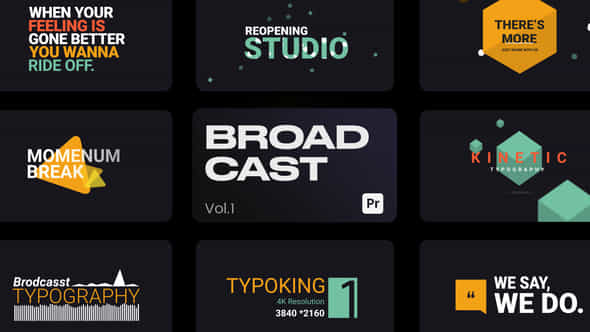 Broadcast Titles for - VideoHive 43507753