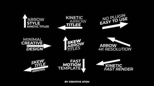 Arrows Titles - VideoHive 44436916