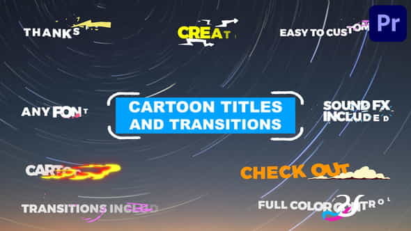 Cartoon Titles And Transitions | - VideoHive 31495482