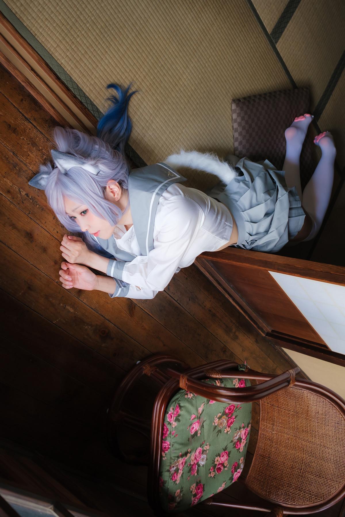 Cosplay ElyEE子 Veranda White Cat緣廊白貓(8)