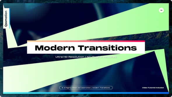 Modern and Elegant Transitions - VideoHive 34447234