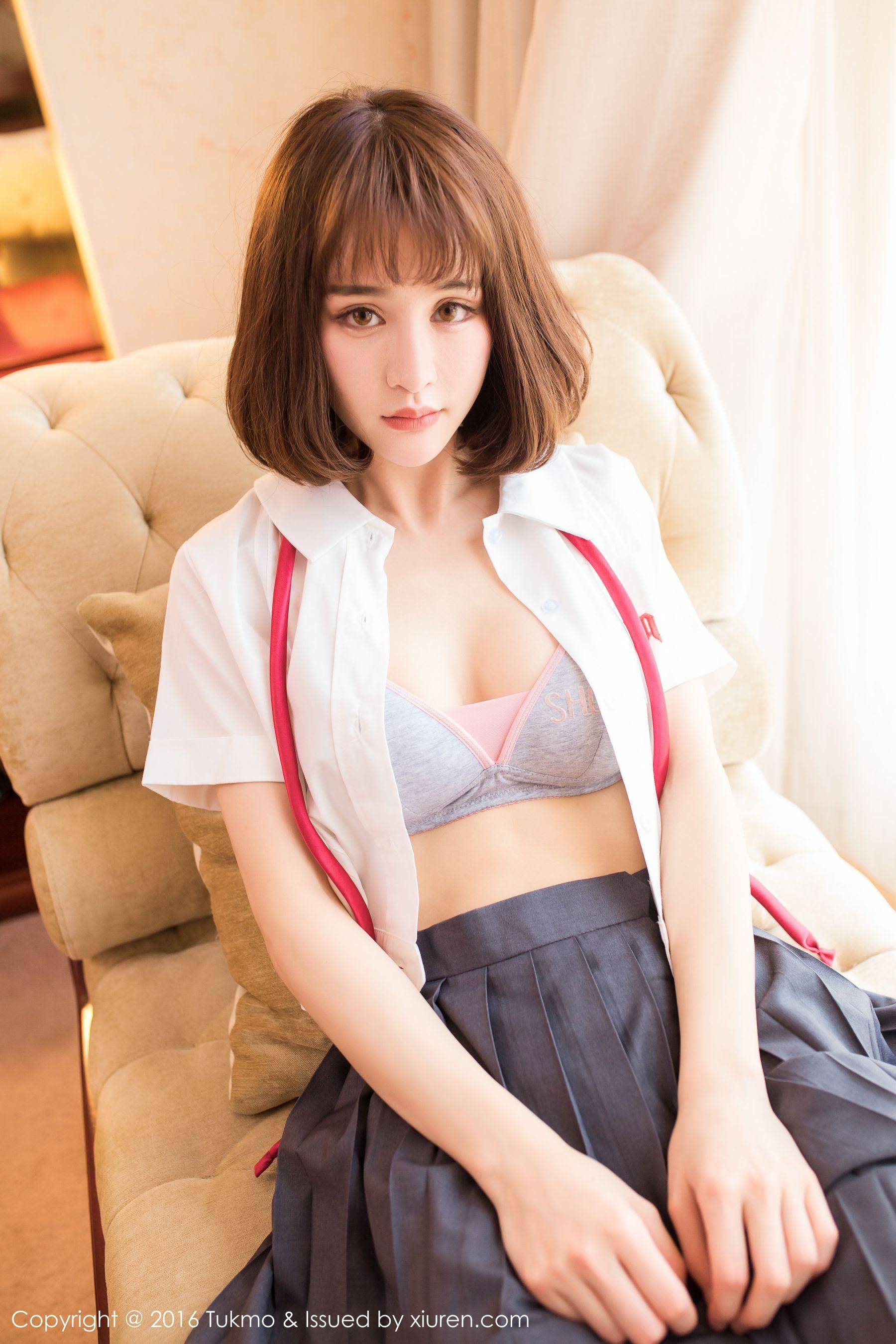 Cheryl青树《学生制服系列》 [兔几盟Tukmo] Vol.093 写真集(5)