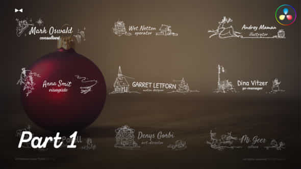 Christmas Lower Thirds - VideoHive 47932699