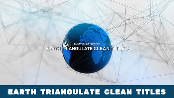 Earth Triangulate Clean Titles - VideoHive 51627756