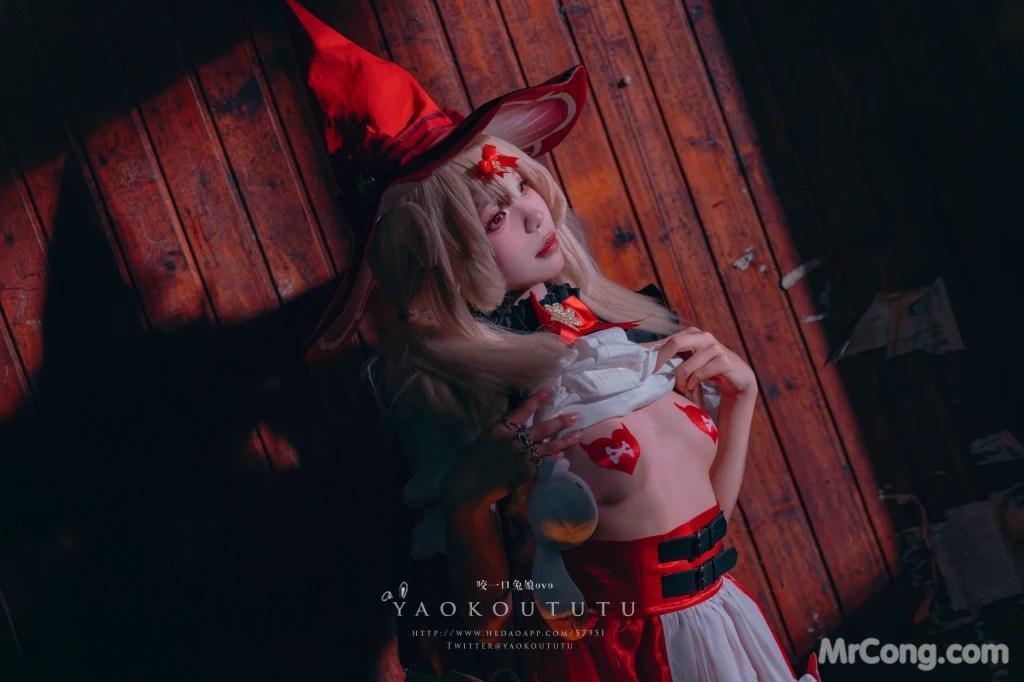 Coser@黏黏团子兔: 琪花星烛·可莉 可莉炸鱼舞 (66 photos )(30)