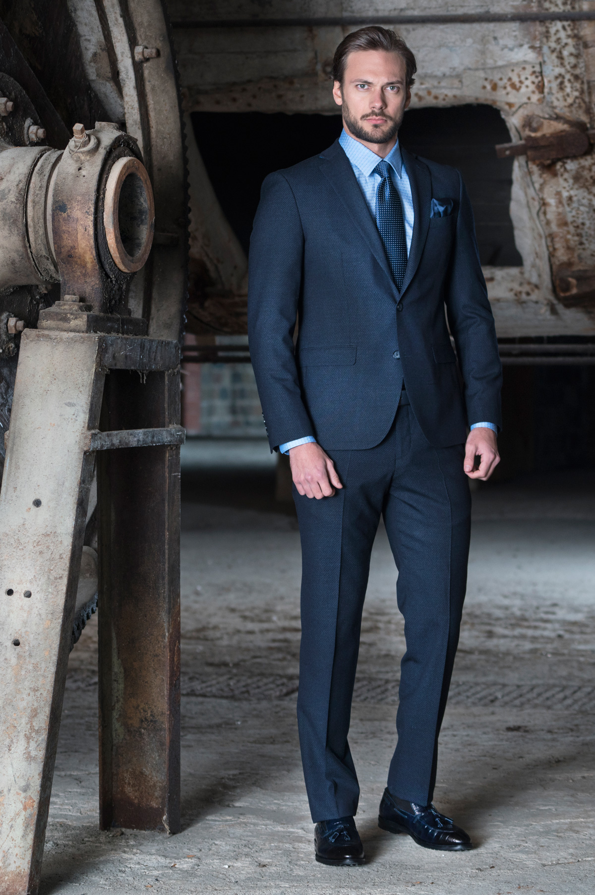 MALE MODELS IN SUITS: QUENTIN ÉMERY for ENRICO CERINI