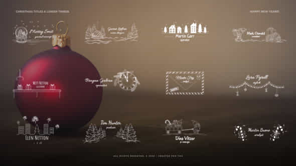 Christmas Title Davinci Resolve Template - VideoHive 49334294