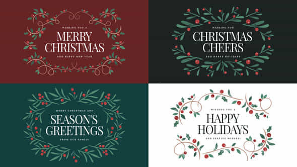 Christmas Titles - VideoHive 48882144