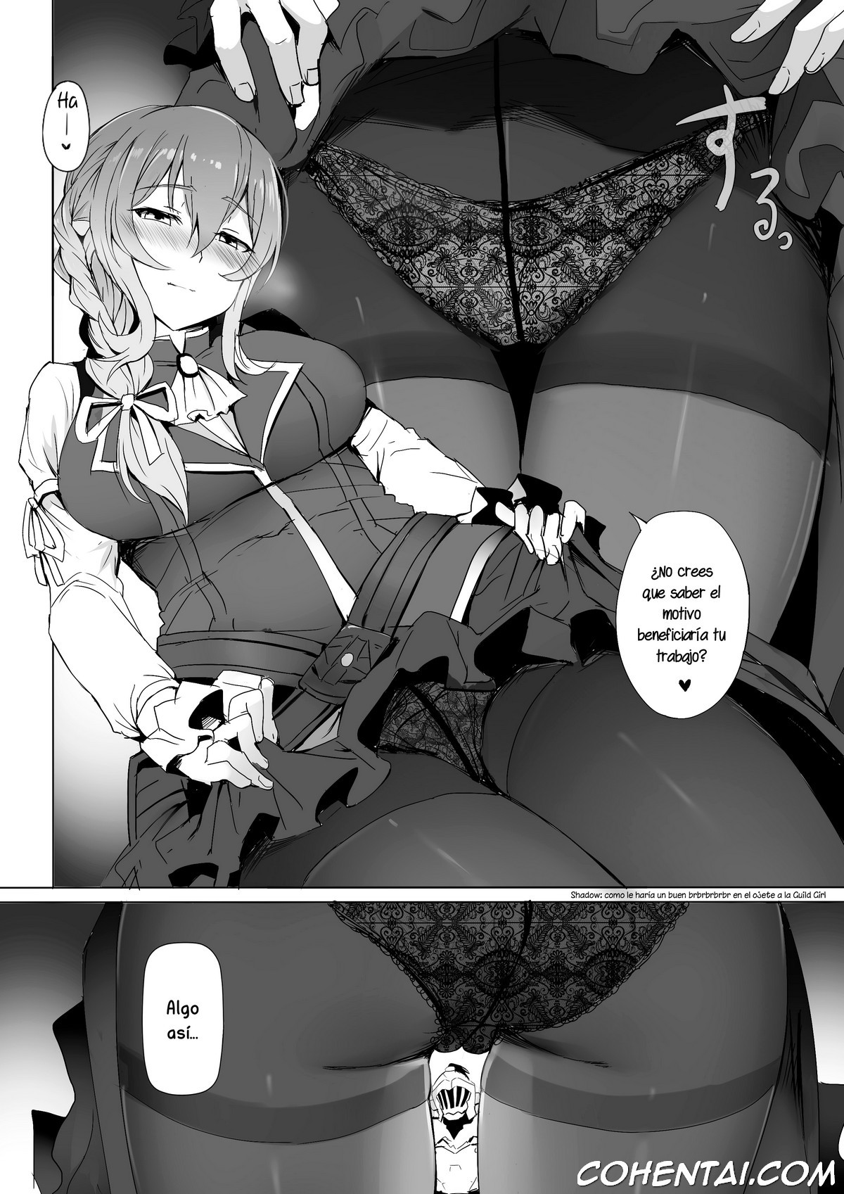 Uketsukejou no Himitsu na Irai (Goblin Slayer) xxx comics manga porno doujin hentai español sexo 