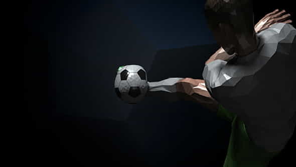 Soccer Kick Player Logo - VideoHive 16437927