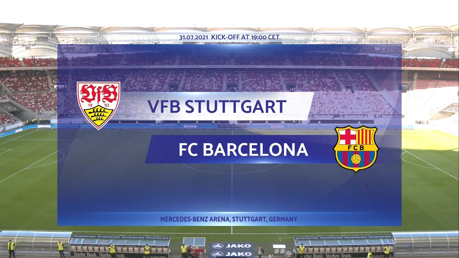 Full match: Stuttgart vs Barcelona