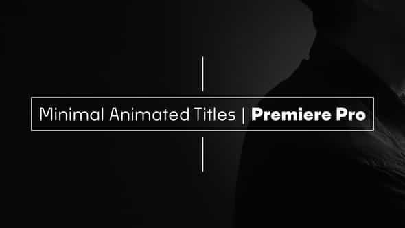 10 Minimal Animated Titles Premiere Pro - VideoHive 51502118