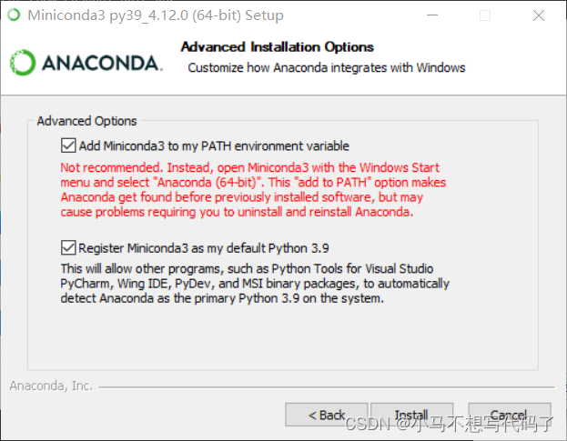 Miniconda安装