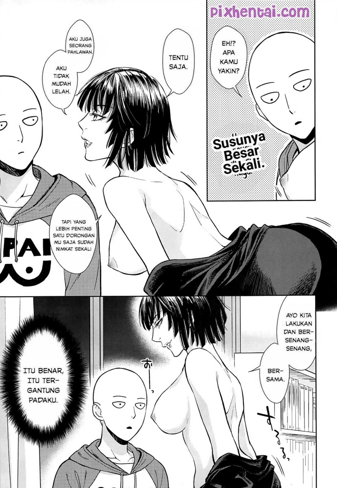 Komik Hentai One-Punch Man : Fubuki Dientot Saitama hingga Pingsan Manga XXX Porn Doujin Sex Bokep 12
