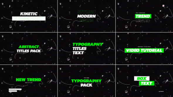 Abstract Titles After Effects - VideoHive 55290103