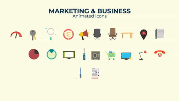 MarketingBusiness Flat Design - VideoHive 37301903