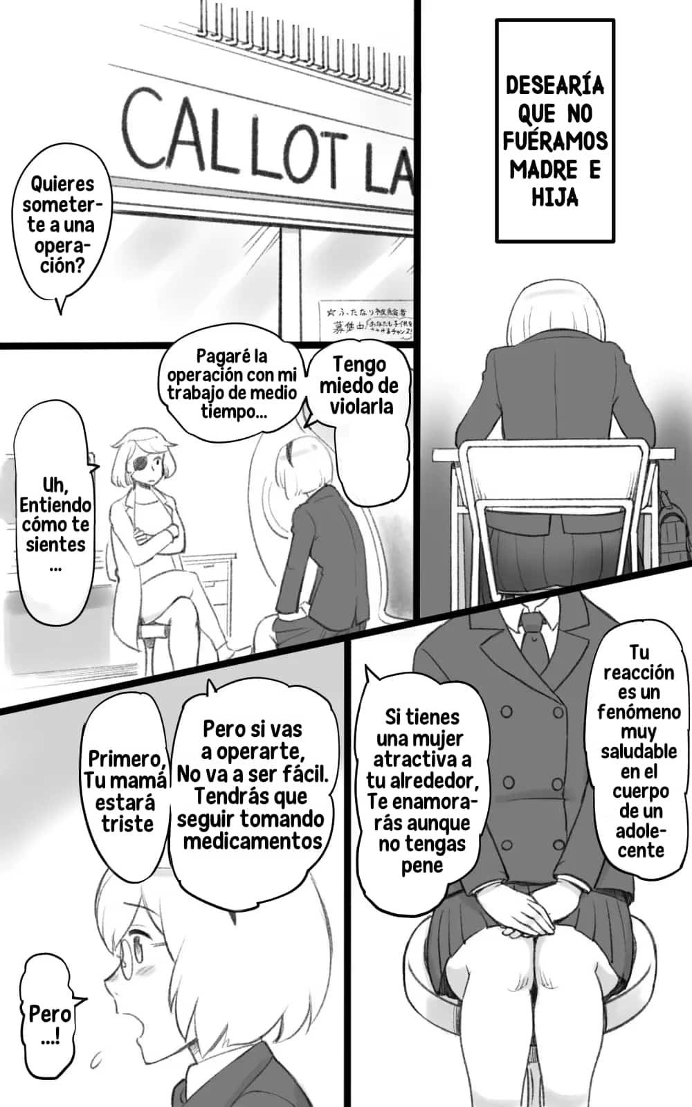 [pink-noise (Mizuiro Megane)] Futakoi ~Futanari Musume wa Mama ni Koi o Suru~ [Spanish]