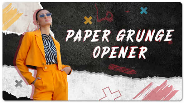 Paper Grunge Opener - VideoHive 49597658