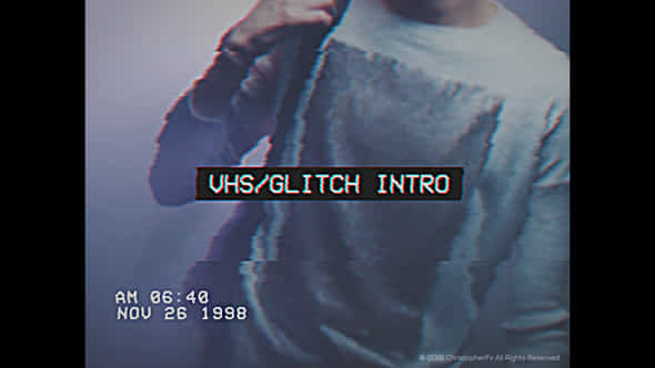 VHS Glitch Intro - VideoHive 23005857