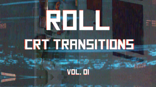 CRT Roll Transitions - VideoHive 46093664