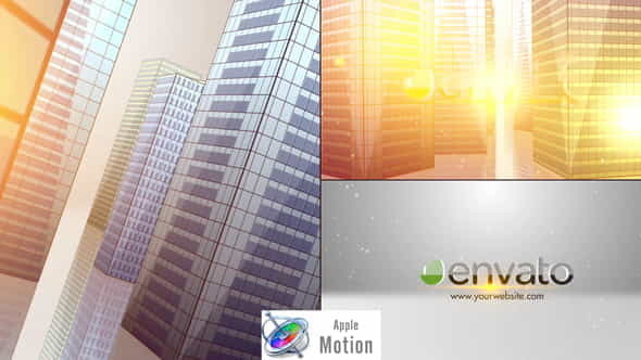 SkyScrapers Buildings Logo - Apple - VideoHive 22749292