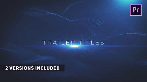 Cinematic Trailer Titles - VideoHive 23018821