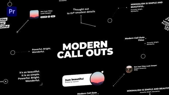 Modern Call Outs - VideoHive 33314651