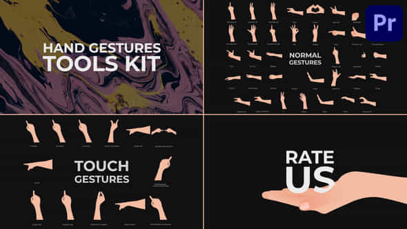 Hand Gestures Tools Kit For Premiere Pro - VideoHive 51057934