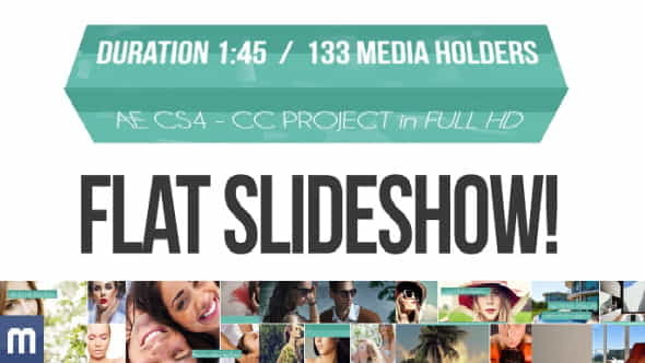Flat Slideshow - VideoHive 8406053