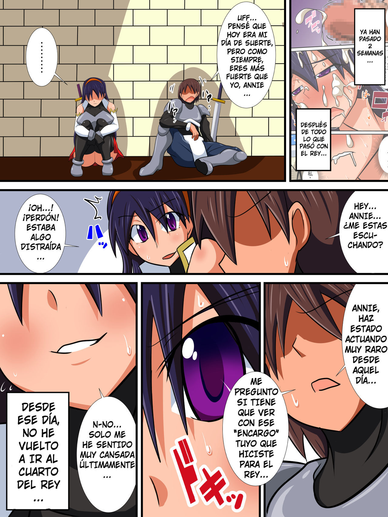 [Haneinu] Osananajimi no Onna Kishi ga Oujo ni Naru Made Kouhen [Spanish] [Yumrod]