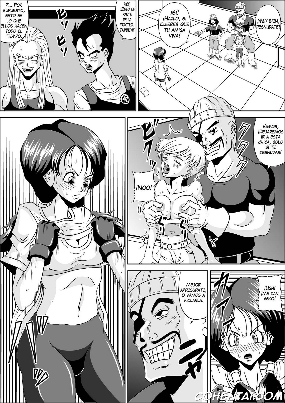 HIGH SCHOOL RAPE (Dragon Ball Z) xxx comics manga porno doujin hentai español sexo 