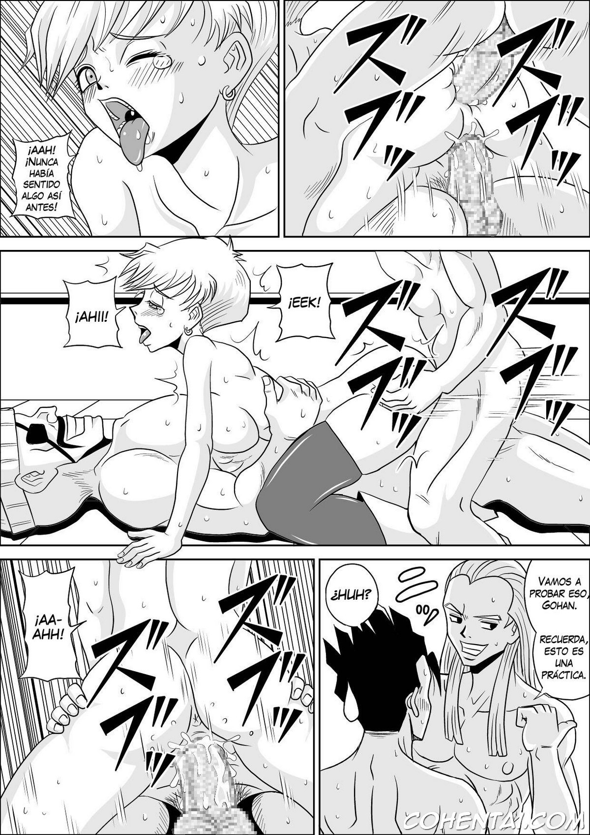 HIGH SCHOOL RAPE (Dragon Ball Z) xxx comics manga porno doujin hentai español sexo 